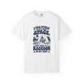 Get Some Space – Funny Outdoor Escapes T-Shirt – White – Bad Advice Club product mockup