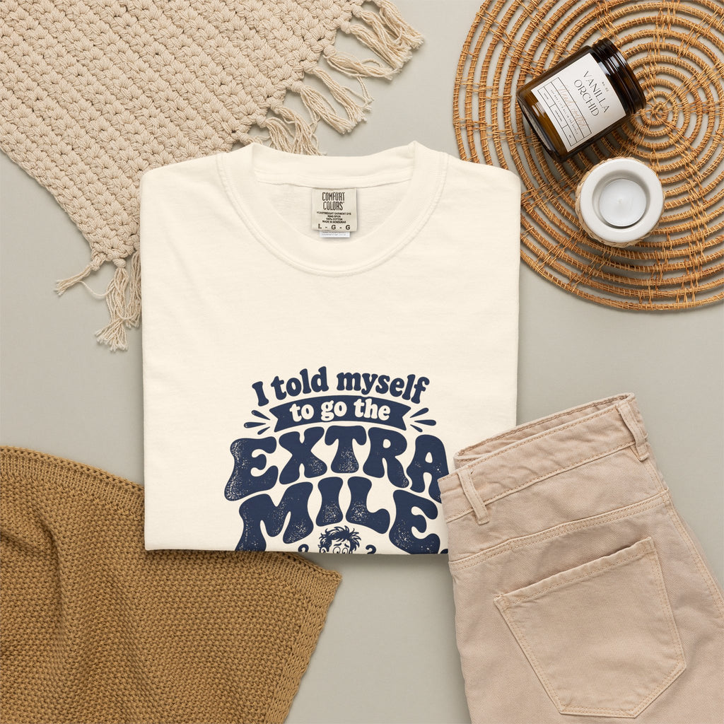 Extra Mile – Funny Running T-Shirt – Bad Advice Club product mockup