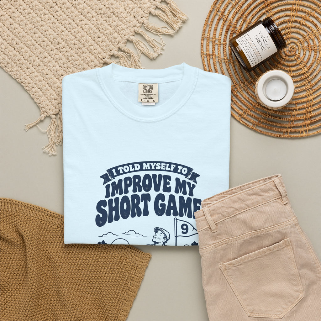 Short Game – Funny Golf T-Shirt – Bad Advice Club product mockup