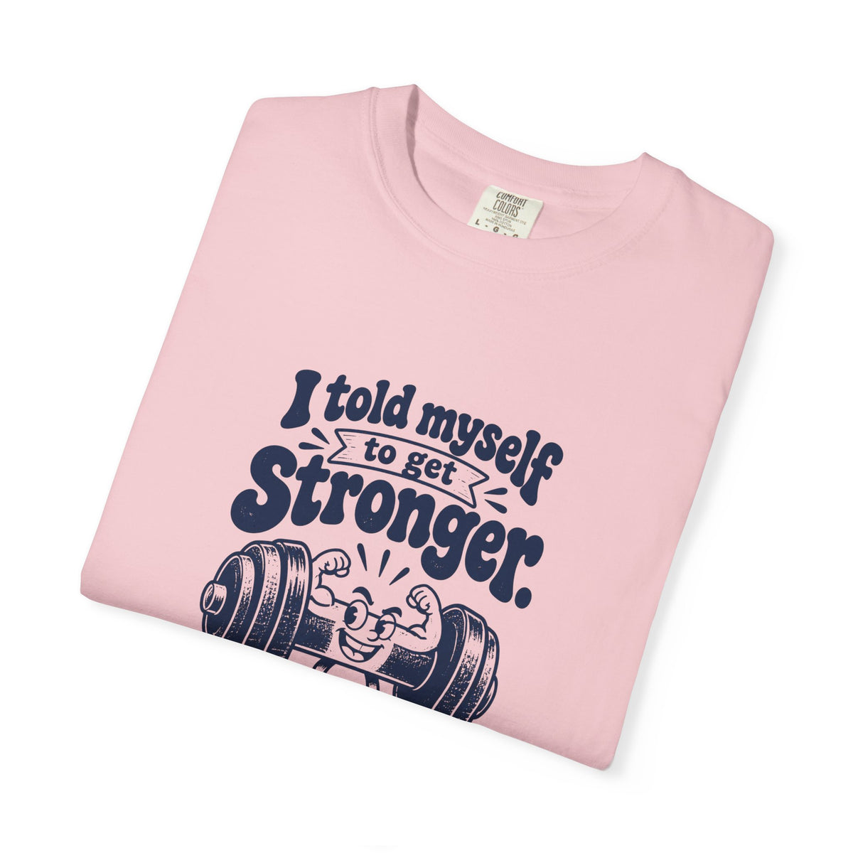 Stronger Excuses – Funny Gym & Fitness T-Shirt – Bad Advice Club product mockup