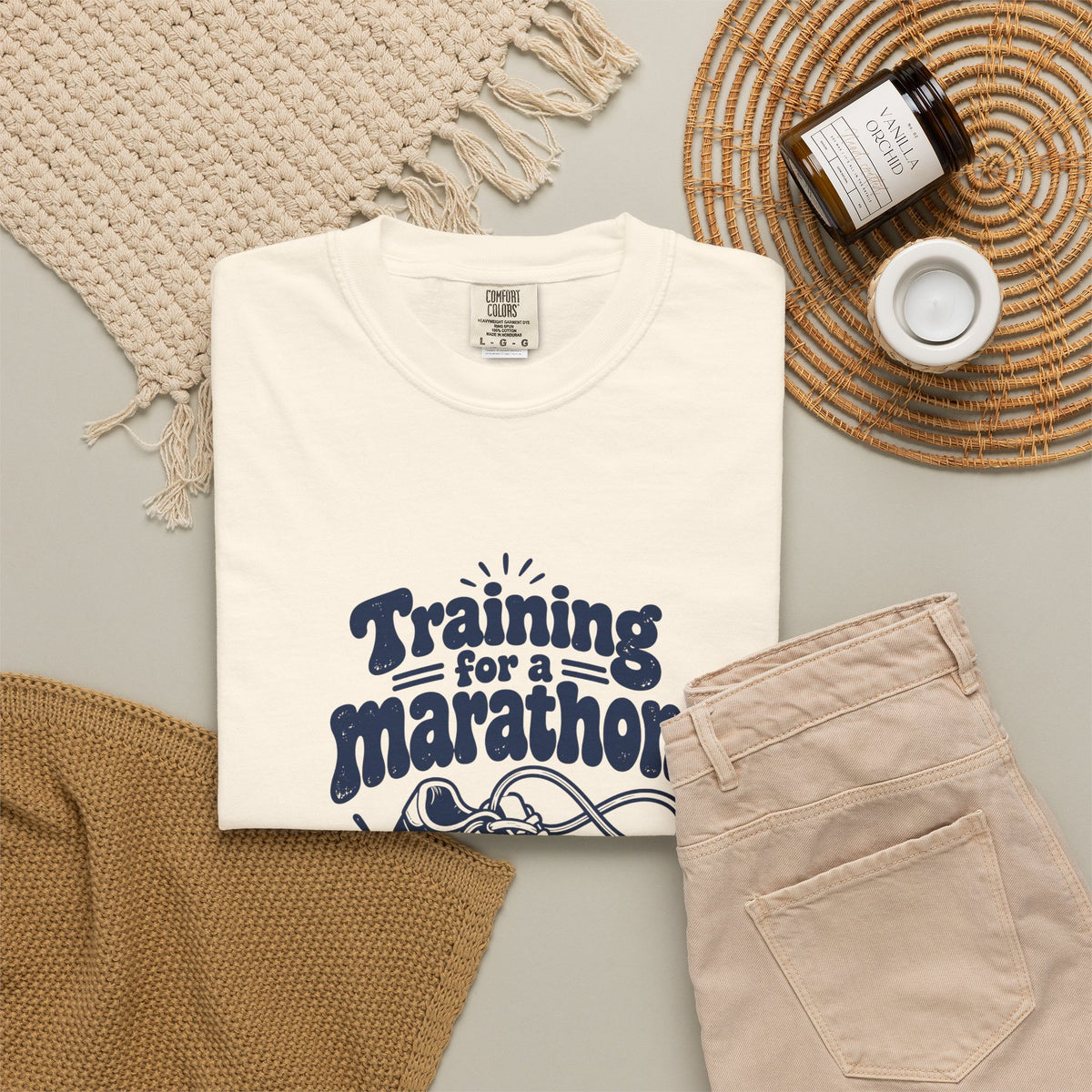 Questionable Marathon – Funny Running T-Shirt – Bad Advice Club product mockup