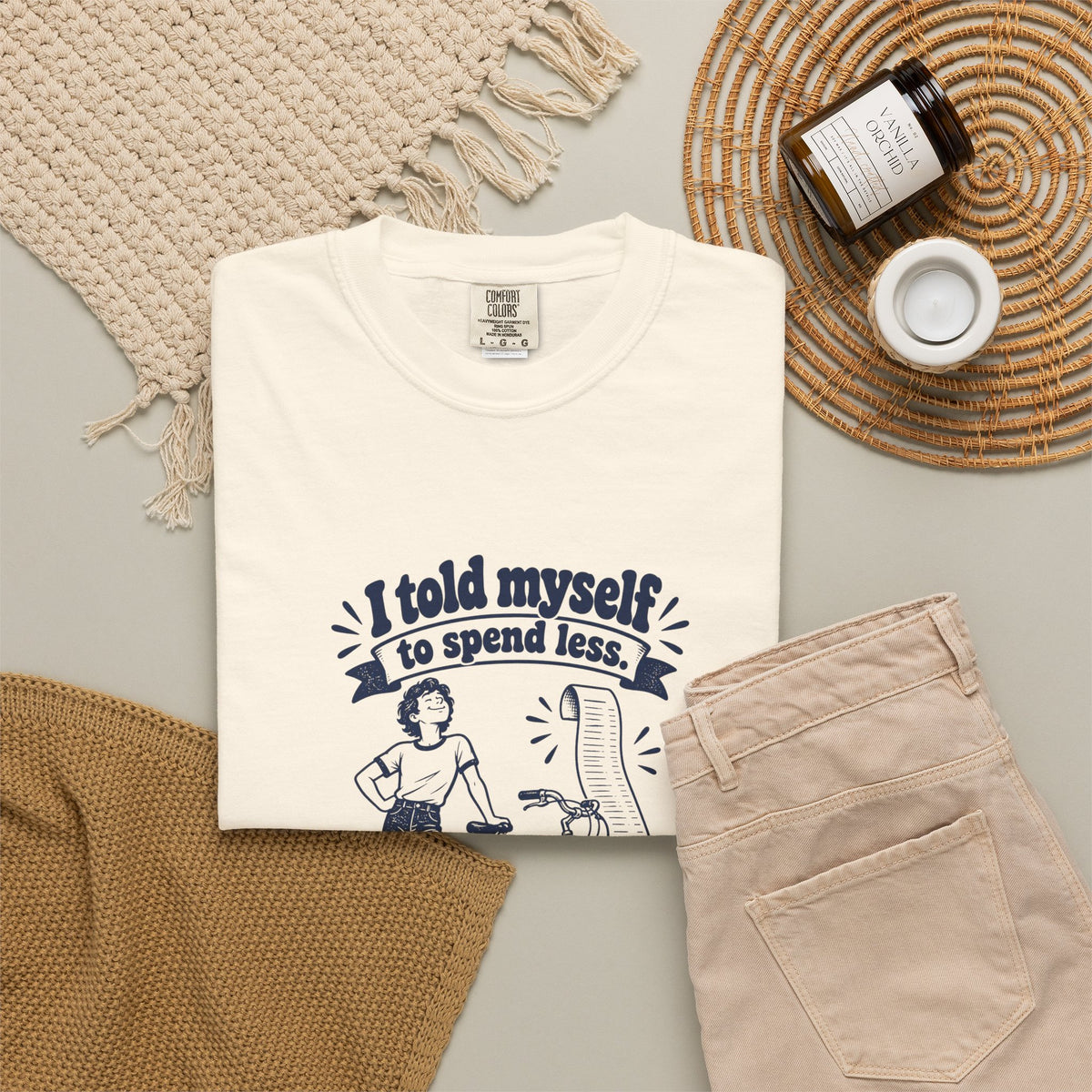 Save on Gas – Funny Cycling T-Shirt – Bad Advice Club product mockup
