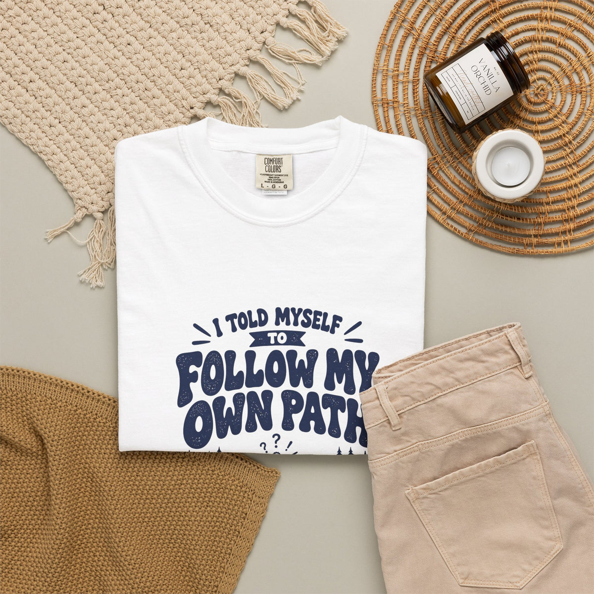 My Own Path – Funny Ski & Snow T-Shirt – Bad Advice Club product mockup