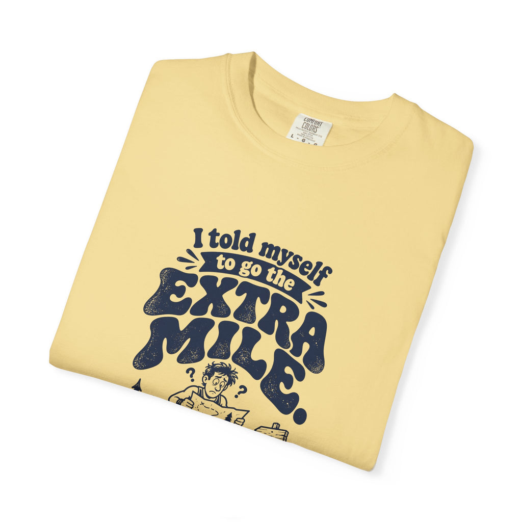 Extra Mile – Funny Running T-Shirt – Bad Advice Club product mockup