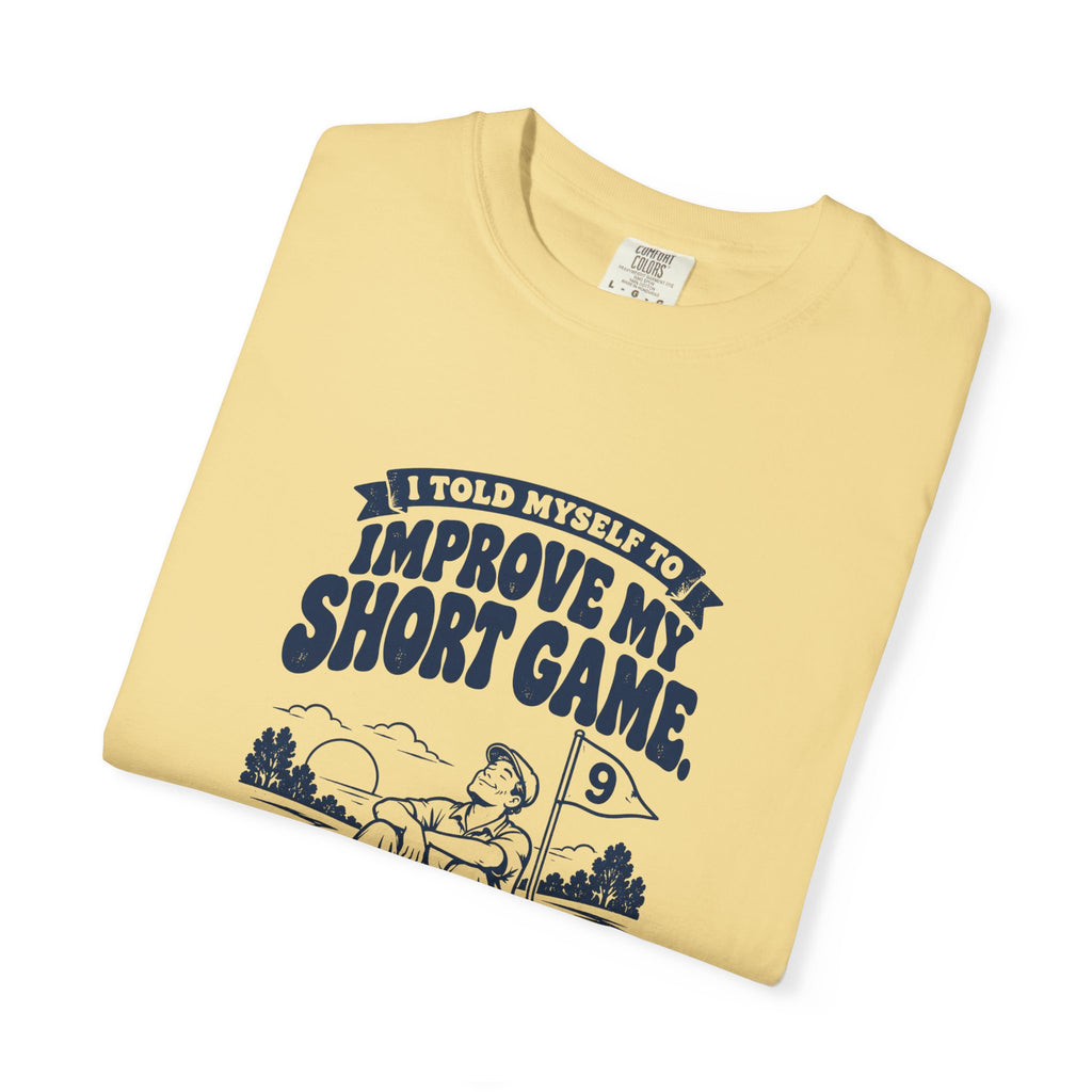 Short Game – Funny Golf T-Shirt – Bad Advice Club product mockup