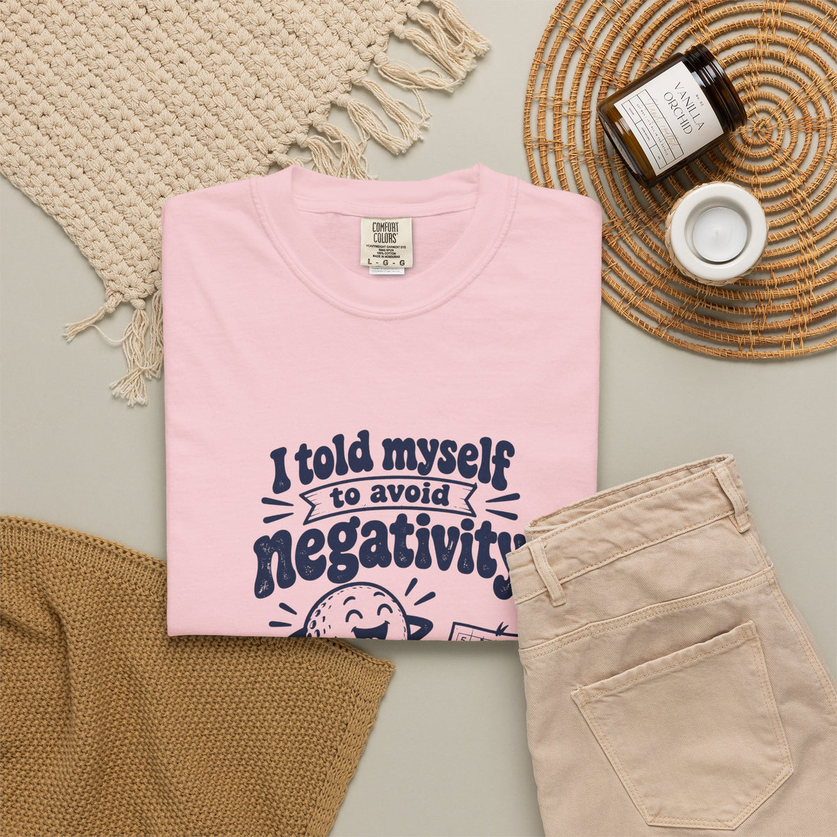 Avoid Negativity – Funny Golf T-Shirt – Bad Advice Club product mockup