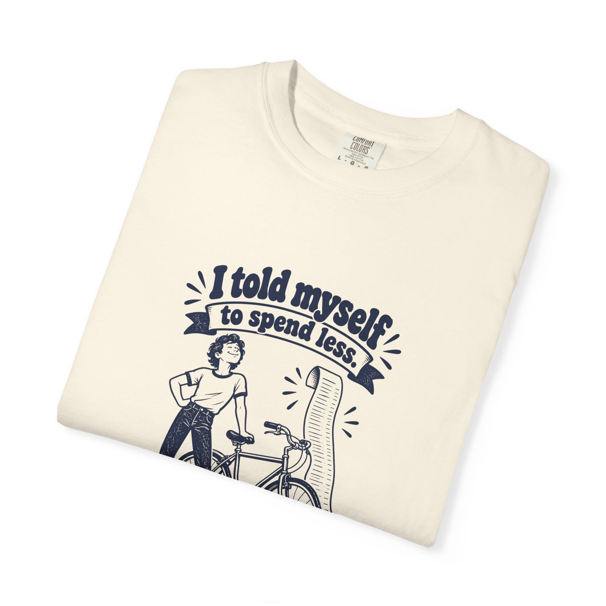 Save on Gas – Funny Cycling T-Shirt – Bad Advice Club product mockup