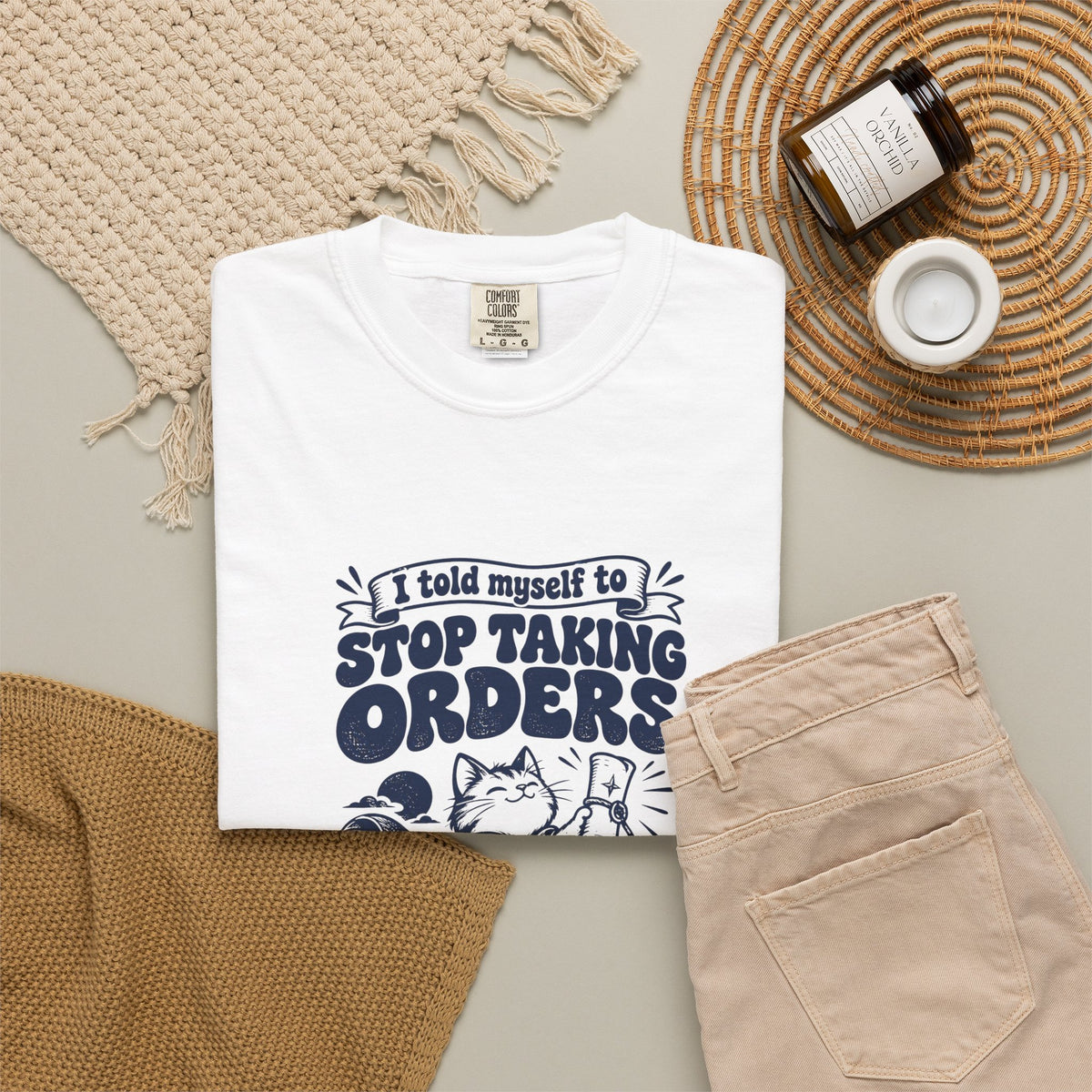Taking Orders – Funny Gaming T-Shirt – Bad Advice Club product mockup
