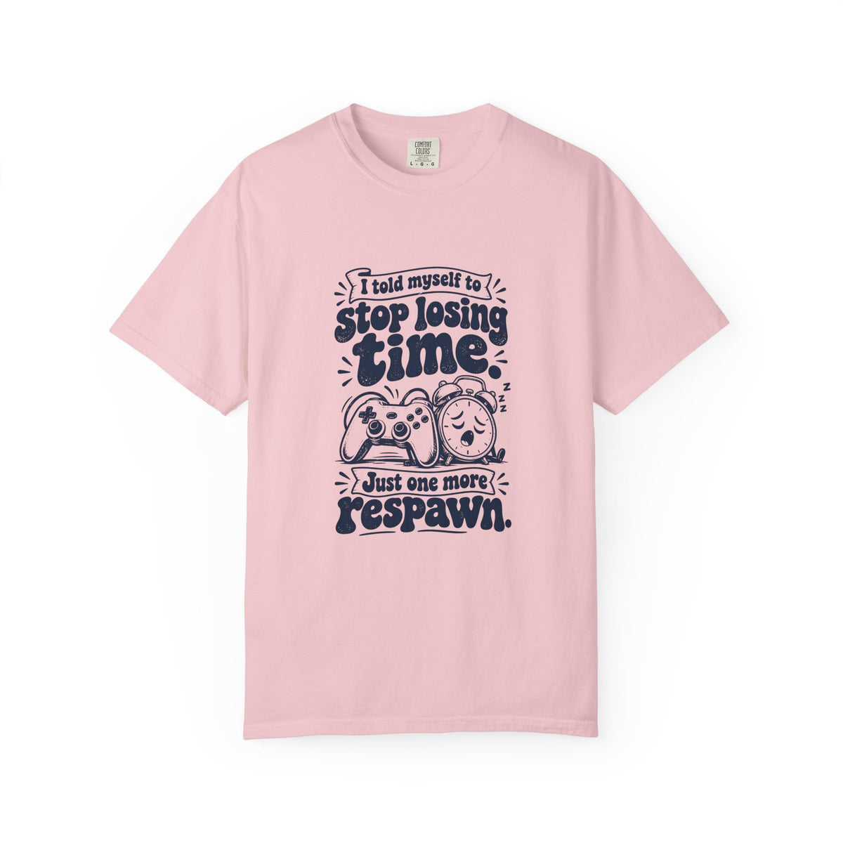 Losing Time – Funny Gaming T-Shirt – Blossom – Bad Advice Club product mockup