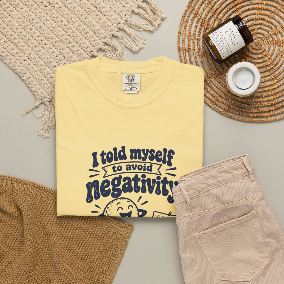 Avoid Negativity – Funny Golf T-Shirt – Bad Advice Club product mockup