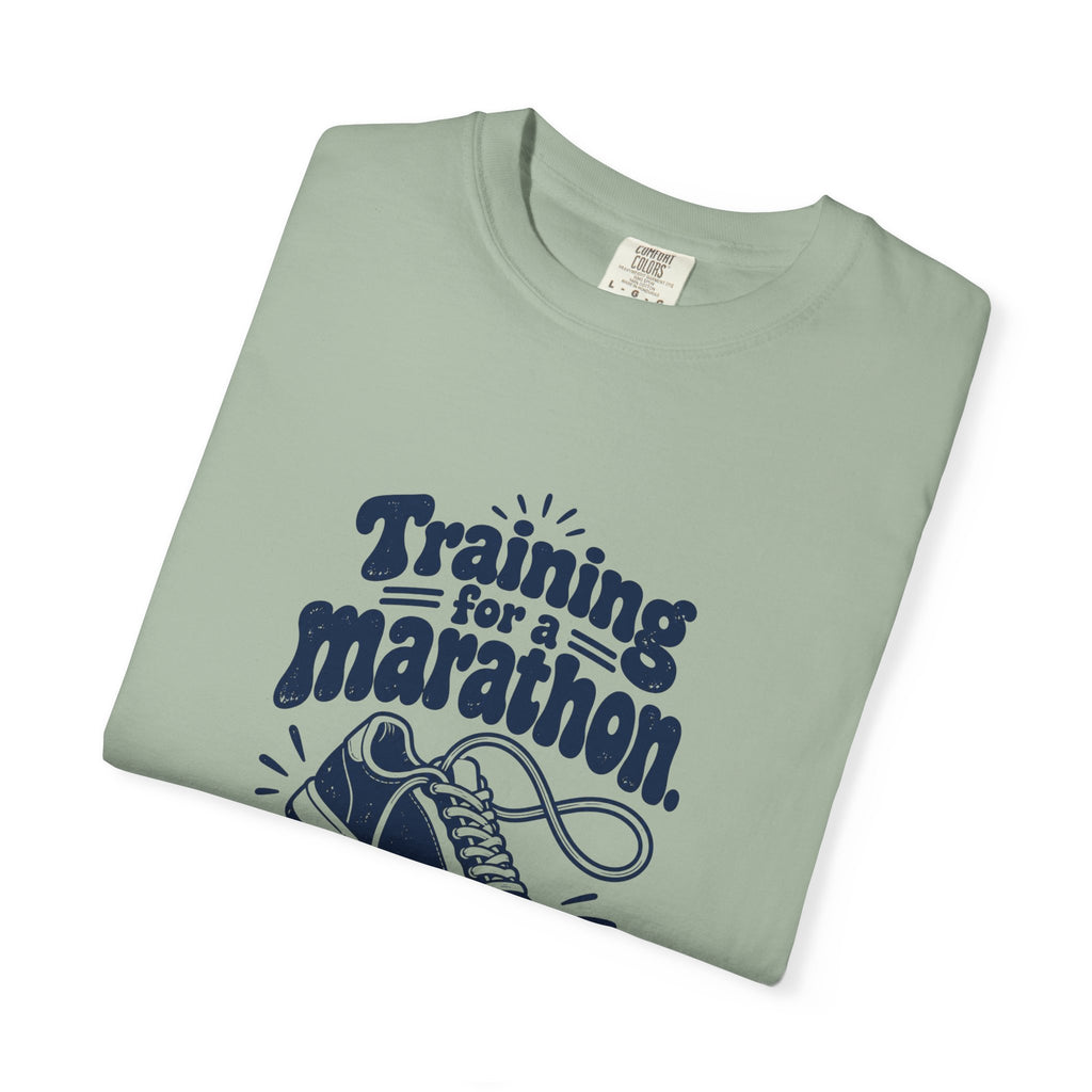 Questionable Marathon – Funny Running T-Shirt – Bad Advice Club product mockup