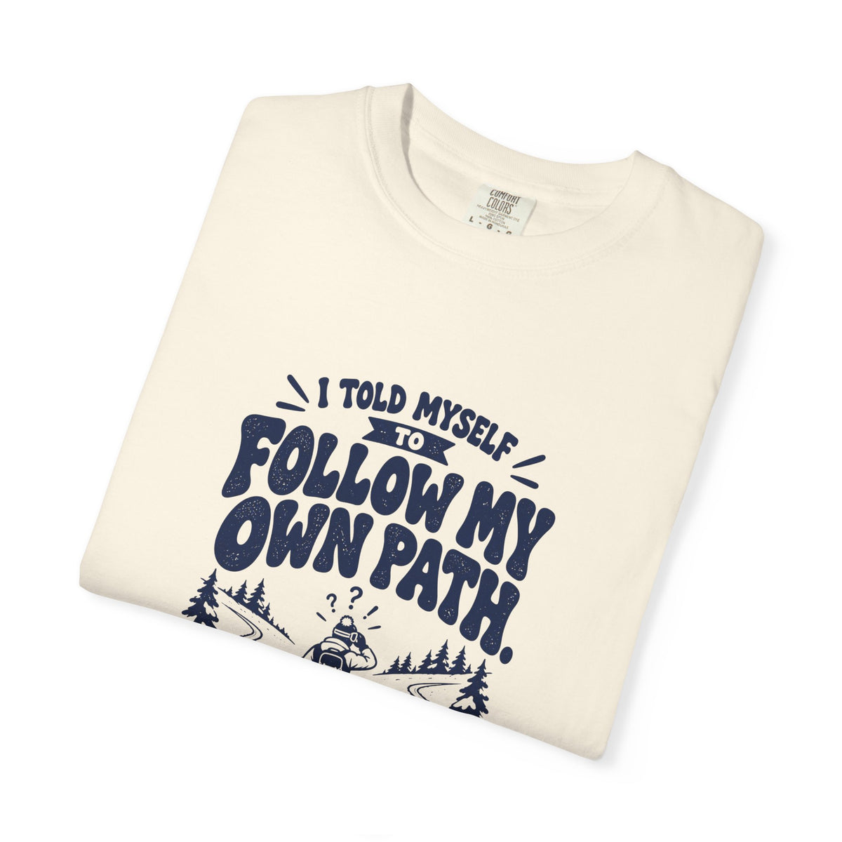 My Own Path – Funny Ski & Snow T-Shirt – Bad Advice Club product mockup