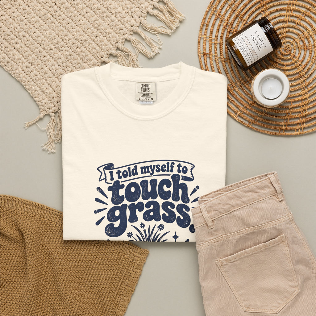 Touch Grass – Funny Gaming T-Shirt – Bad Advice Club product mockup