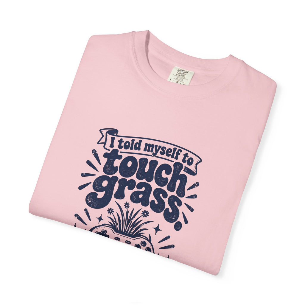 Touch Grass – Funny Gaming T-Shirt – Bad Advice Club product mockup