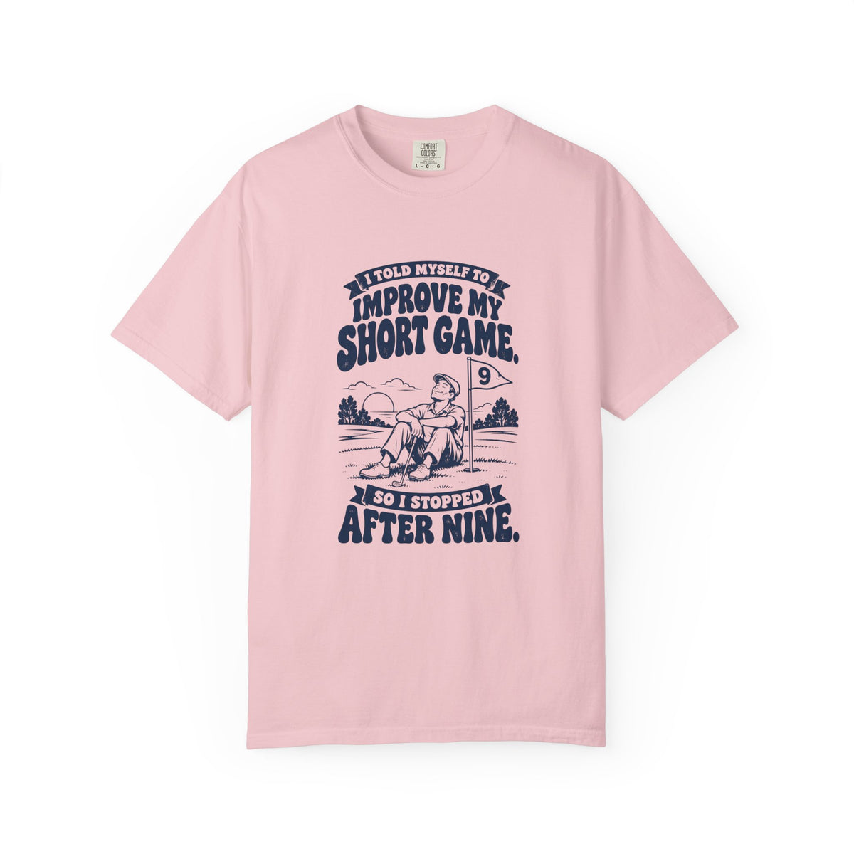 Short Game – Funny Golf T-Shirt – Blossom – Bad Advice Club product mockup